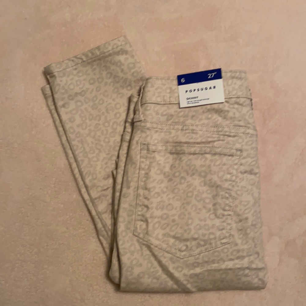 NWT Popsugar Animal Print Skinny Jeans